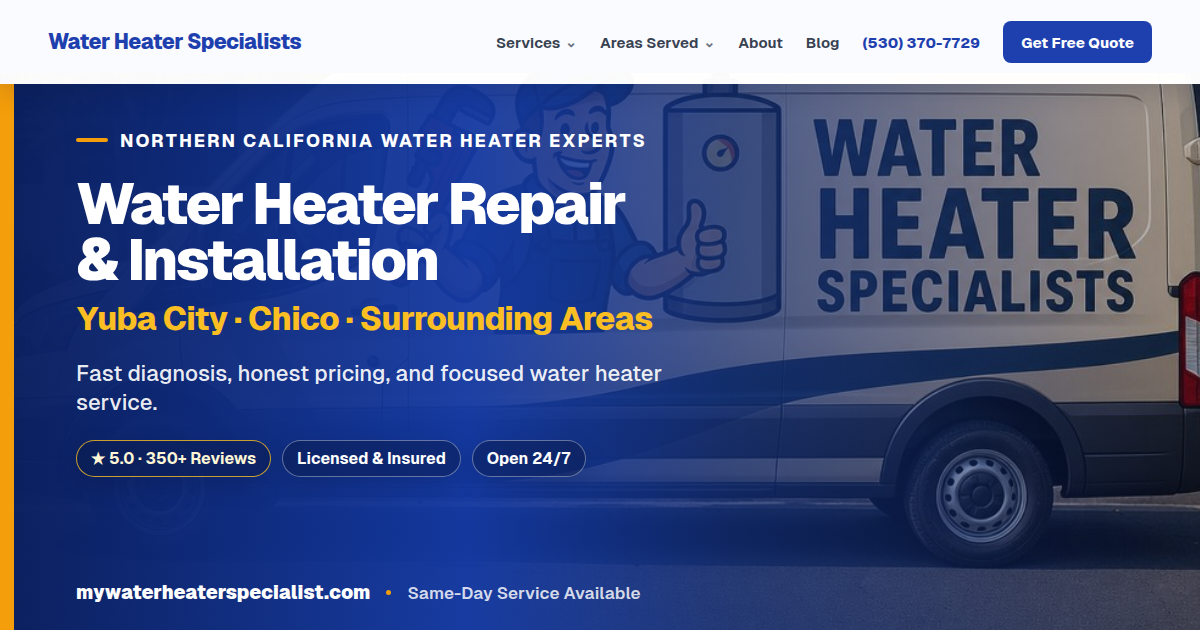 Water Heater Specialists cover
